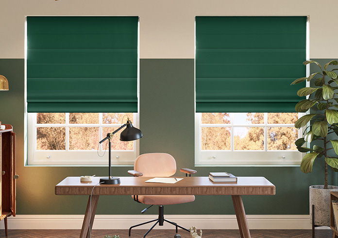 Ascot, Lush Green - Roman Blind - Image 3